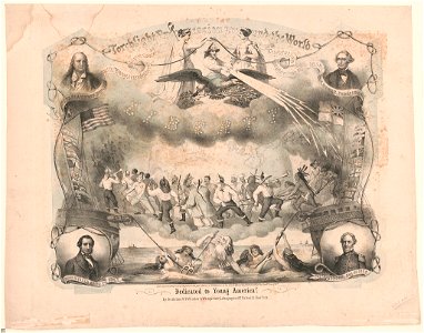 Torchlight procession around the world-Dedicated to young America - by the author & publisher A. Weingärtner, lithographer. LCCN93510353
