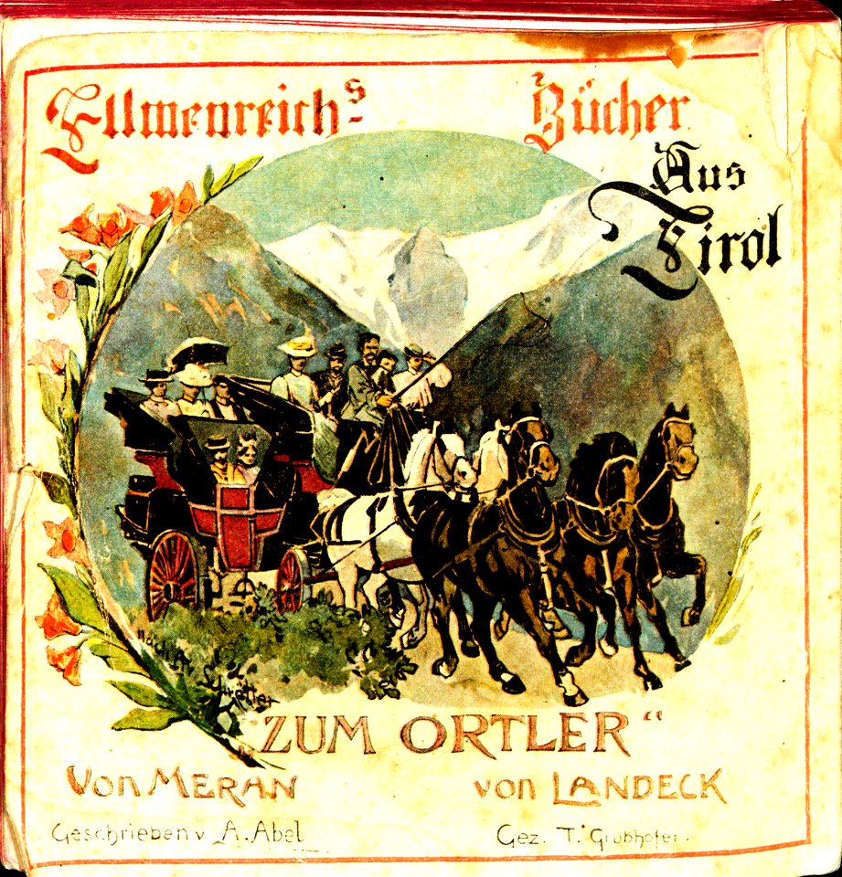 Tony Grubhofer Zum Ortler Rückseite 1899