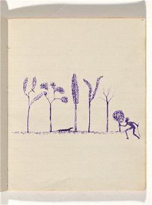 Tommy McRAE - Kwatkwat people - (Aboriginal hunting goanna) Sketchbook mainly of activities of Aboriginals and Whites - Google Art Project (715349)