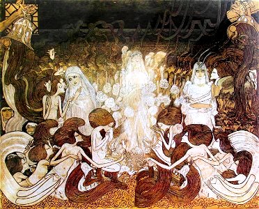 Toorop, De drie bruiden, 78x98 non bruid helbruid