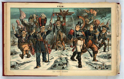 Too many leaders - Gillam. LCCN2012645170