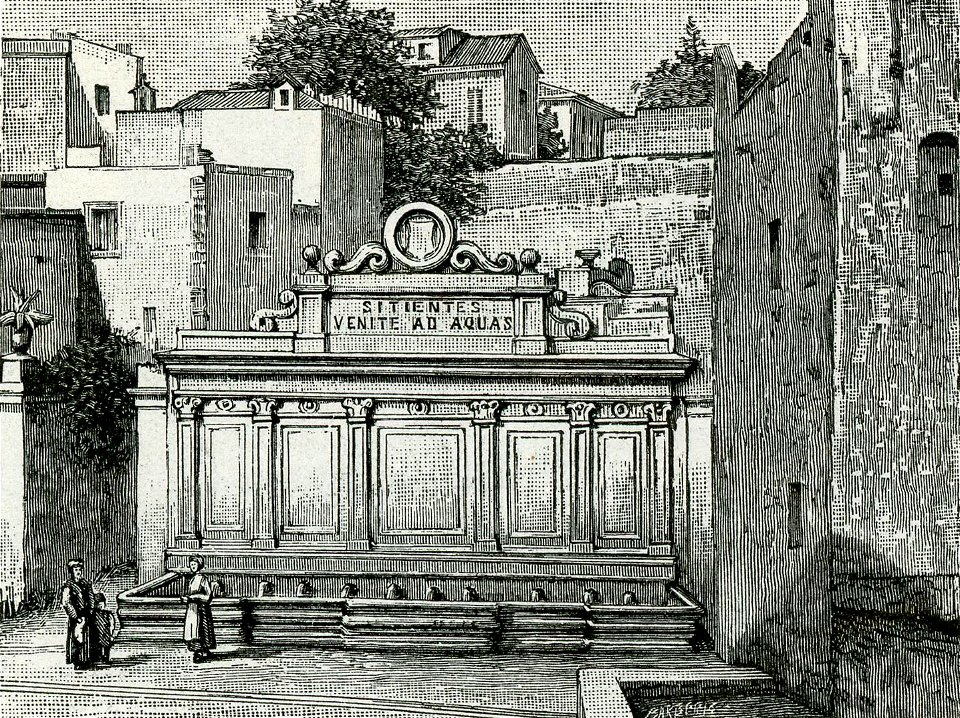 Torre del Greco lato orientale della Fontana pubblica