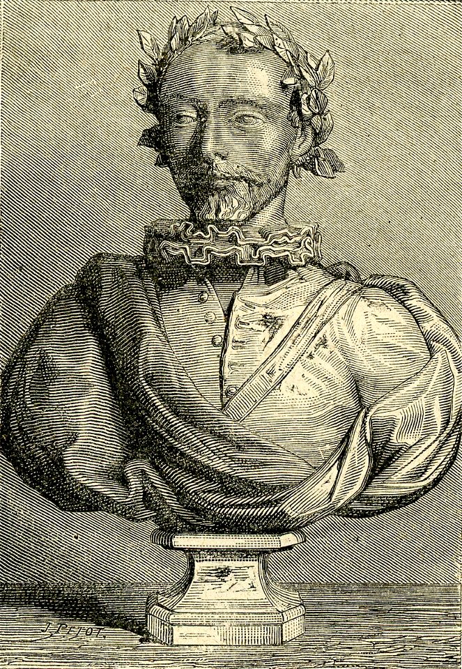 Torquato Tasso; ritratto eseguito sulla sua maschera
