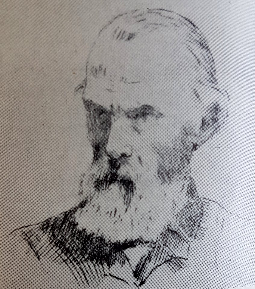 Tore Gellerstedt (AT) självporträtt etsning