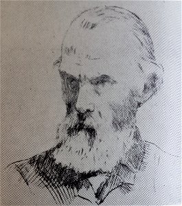 Tore Gellerstedt (AT) självporträtt etsning