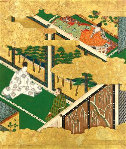 Tosa Mitsuyoshi - “The Oak Tree” (Kashiwagi) - 2015.300.31 - Metropolitan Museum of Art
