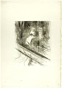 Toulouse-Lautrec - Baron Moïse, the Box, from Au Pied du Sinaï, 1932.1306