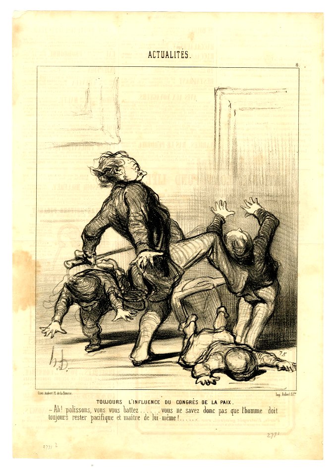 Toujours l'influence du conseil de la paix (Still the influence of the Council of Peace) (BM 1910,0324.145)