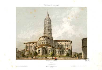 Toulouse - Abside de l'Eglise de St. Sernin (de l'an 1097) - Fonds Ancely - B315556101 A MERCEREAU 7 054