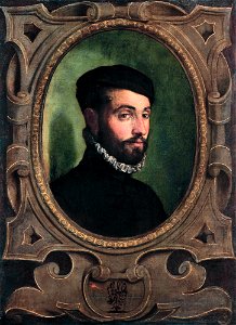 Torquato Tasso, aged 22, by Jacopo da Ponte, called Jacopo Bassano