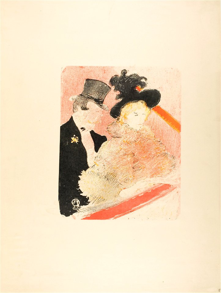 Toulouse-Lautrec - At the Concert, 1933.937.5