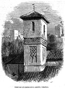 Torre de San Lorenzo en el Albaicín, Granada, en El Museo Universal