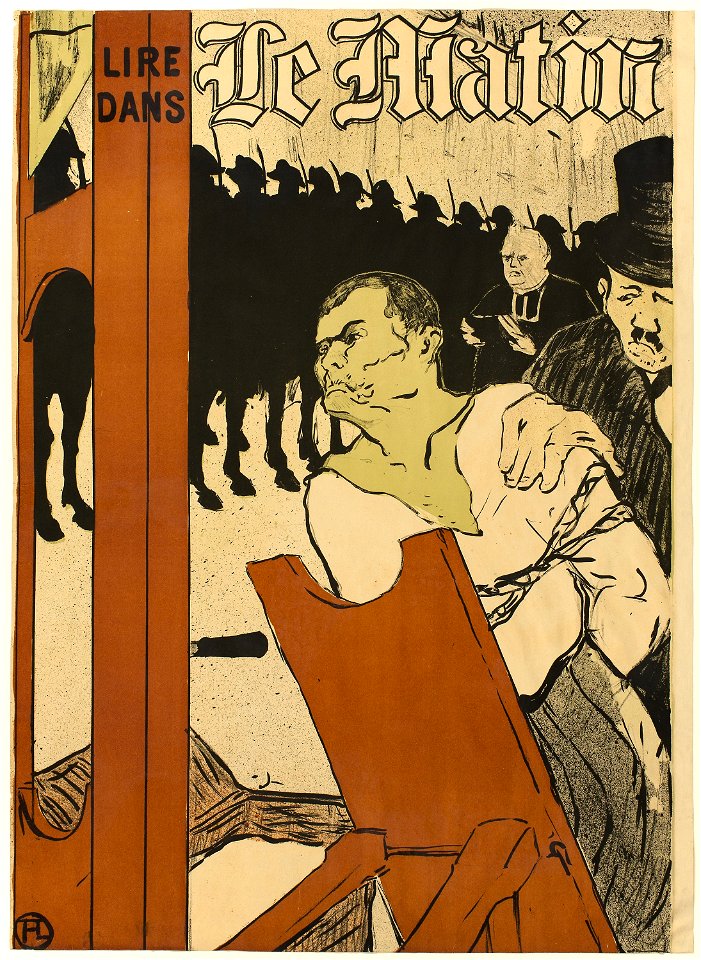Toulouse-Lautrec - Au Pied de l’Echafaud, 1893, 1947.440