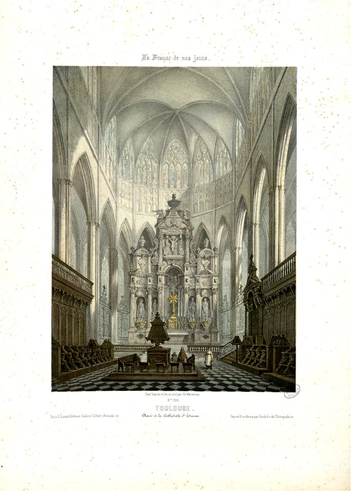 Toulouse - Choeur de la Cathédrale St. Etienne - Fonds Ancely - B315556101 A MERCEREAU 7 055