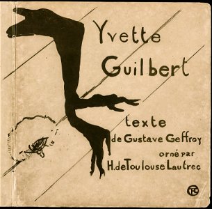 Toulouse-Lautrec - Cover for Yvette Guilbert, 1931.49