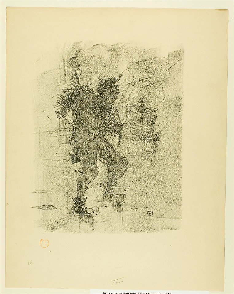 Toulouse-Lautrec - Christmas Ballad, from Mélodies de Désiré Dihau, 1948.438