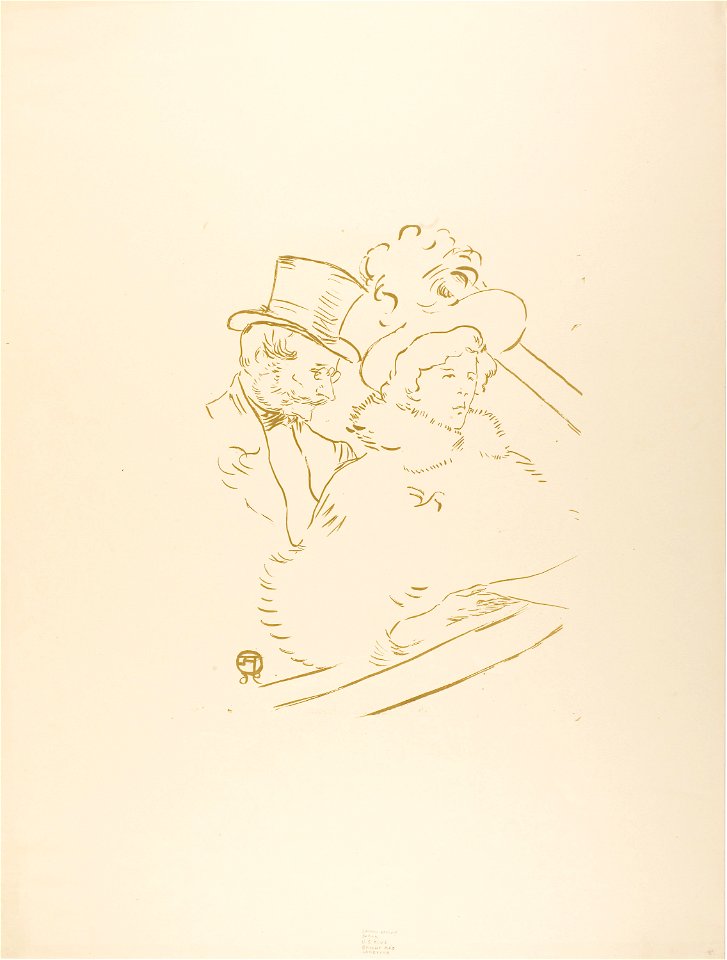 Toulouse-Lautrec - At the Concert, 1933.937.7