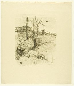 Toulouse-Lautrec - A Cemetery in Galicia, from Au Pied du Sinaï, 1950.1380