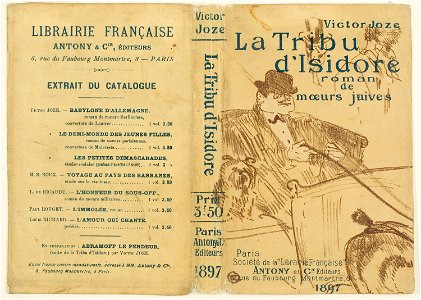 Toulouse-Lautrec - Cover for La Tribu d’Isidore, 1943.542.1
