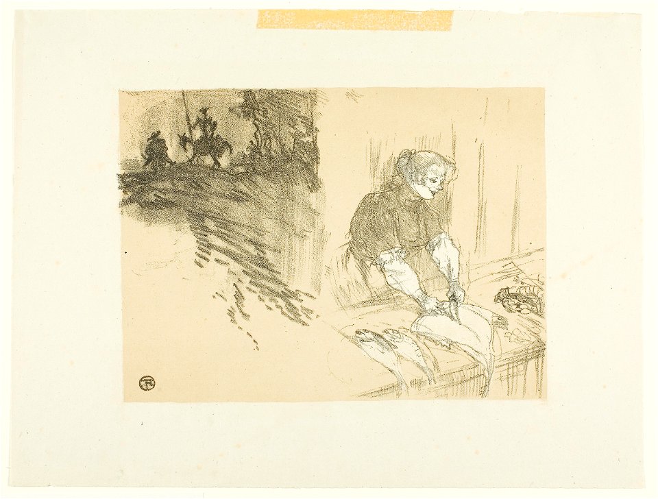 Toulouse-Lautrec - Cover for Les Courtes Joies, 1973.487