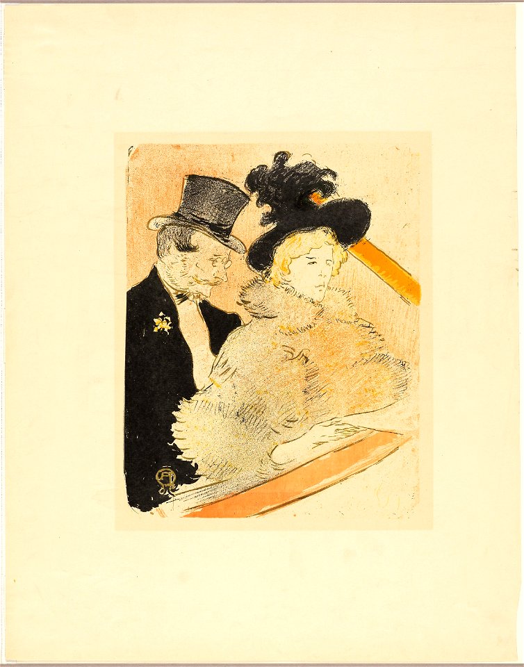 Toulouse-Lautrec - At the Concert, 1933.937.8