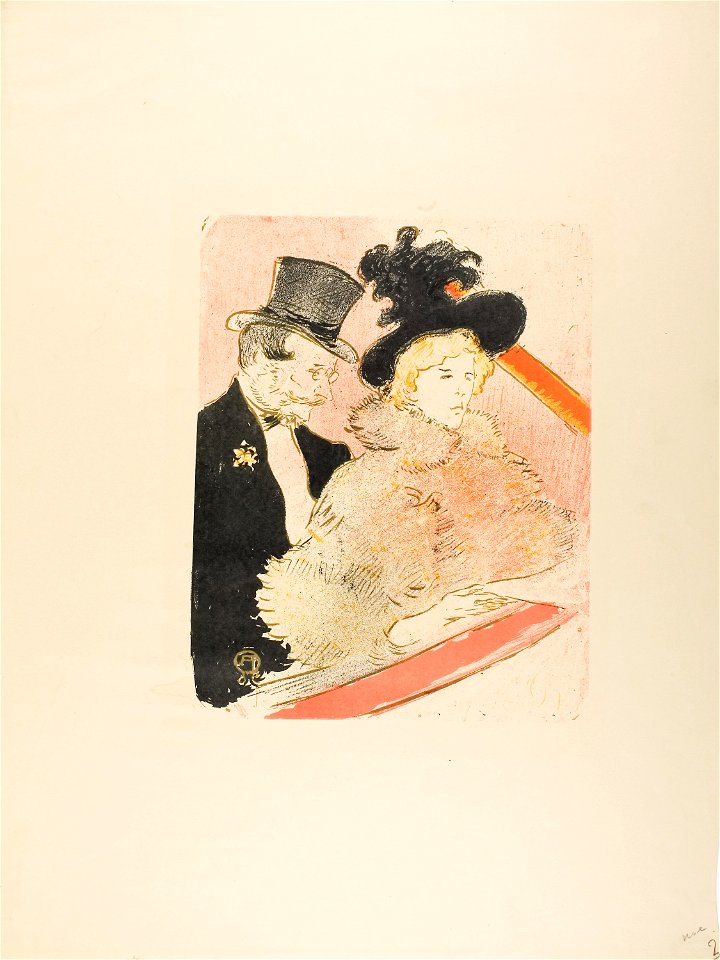 Toulouse-Lautrec - At the Concert, 1933.937.6