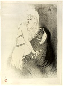 Toulouse-Lautrec - At the Renaissance Sarah Bernhardt in Phèdre, 1944.459