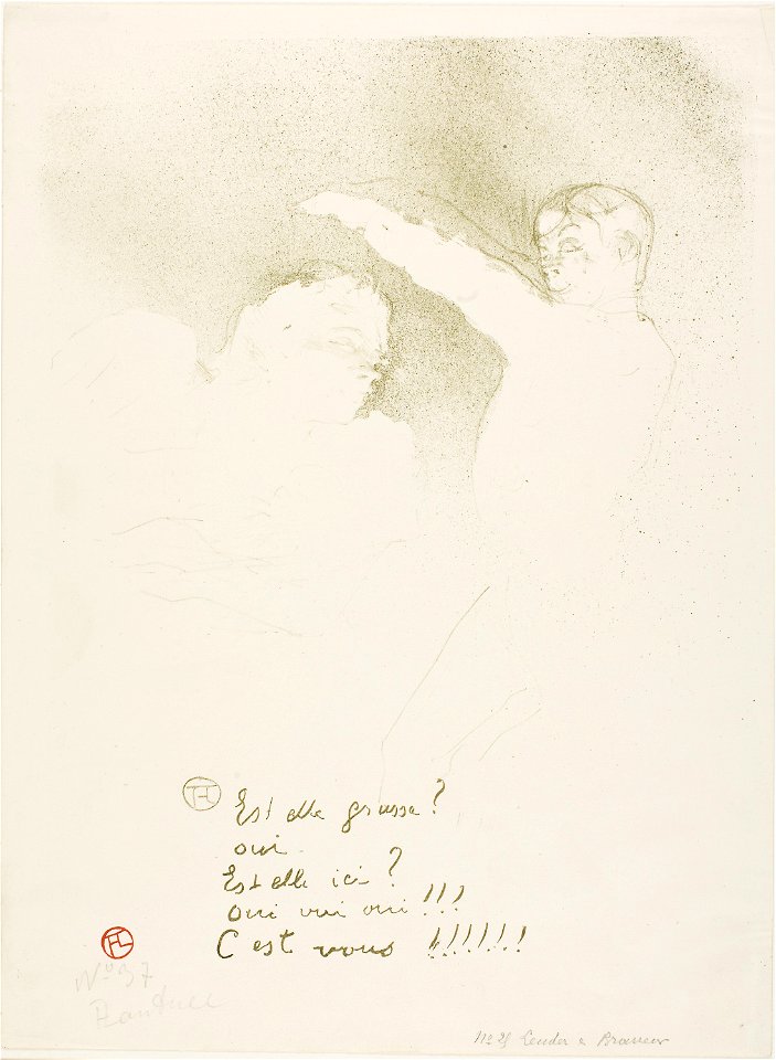 Toulouse-Lautrec - At the Variétés Mademoiselle Lender and Brasseur, 1927.3882