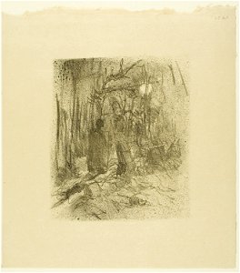 Toulouse-Lautrec - Busk Cemetery, from Au Pied du Sinaï, 1949.1001