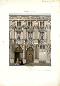 Toulouse - La maison de pierre (fragment de la façade) - Fonds Ancely - B315556101 A MERCEREAU 7 045