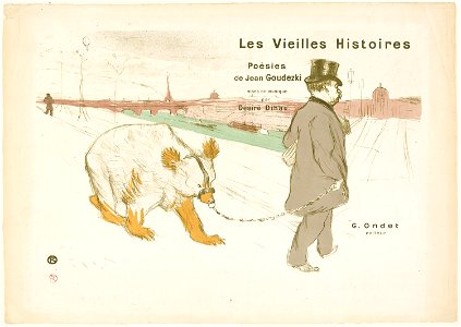 Toulouse-Lautrec - Cover and Frontispiece to Les Vieilles Histoires, 1927.926