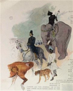 Toulouse Lautrec Beauty and the Beast Figaro illustré Lithography OR 1895, 1