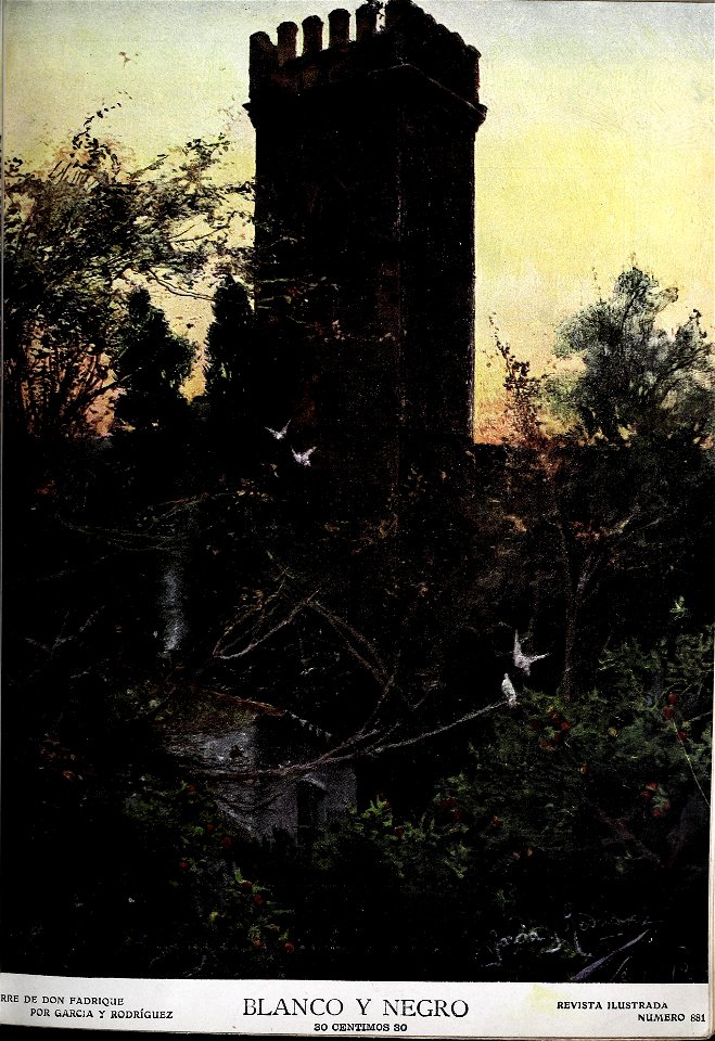 Torre de Don Fadrique, por García y Rodríguez