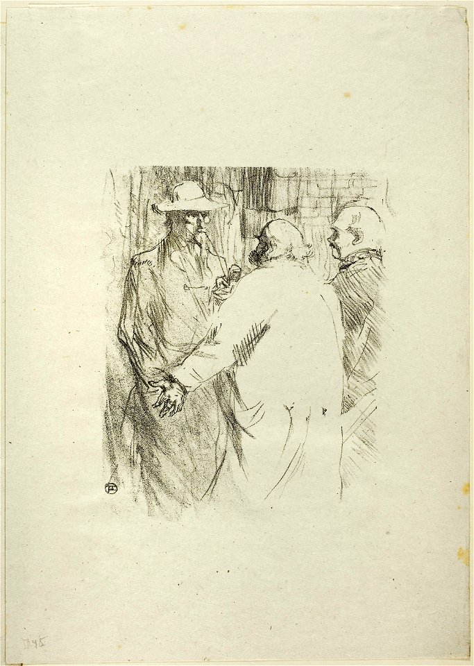 Toulouse-Lautrec - Clemenceau in Busk, from Au Pied du Sinaï, 1932.1315