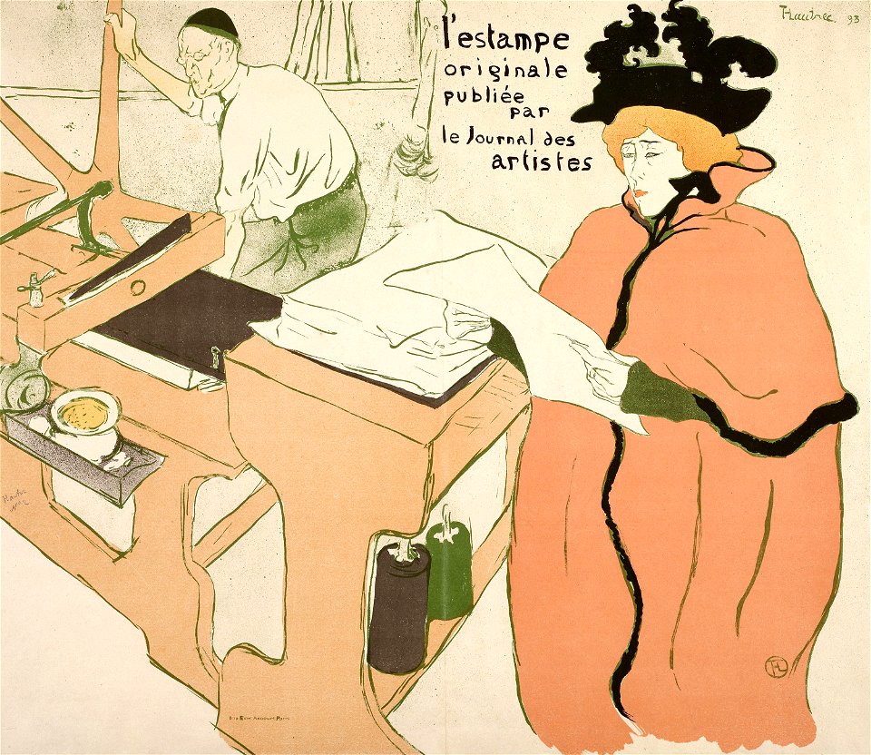 Toulouse-Lautrec - Cover for the first album of L’Estampe originale, 1932.1326