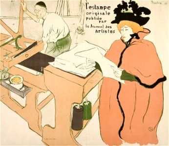 Toulouse-Lautrec - Cover for the first album of L’Estampe originale, 1932.1326