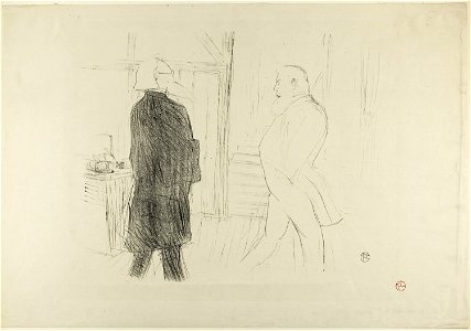 Toulouse-Lautrec - Antoine and Gémier, in Une Faillite, 1927.890