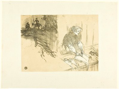 Toulouse-Lautrec - Cover for Les Courtes Joies, 1954.1055