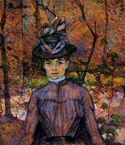 Toulouse LAUTREC, Henri - Portrait de Suzanne Valadon (Madame Suzanne Valadon, artiste peintre) - Google Art Project