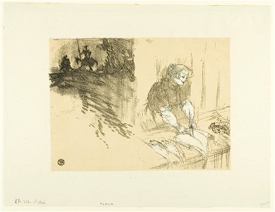 Toulouse-Lautrec - Cover for Les Courtes Joies, 1943.510