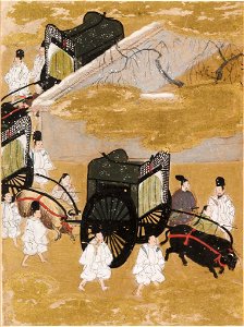 Tosa Mitsunobu - The Perfumed Prince (Niou Miya), Illustration to Chapter 42 of the Tale of Genji (Genji monogatari) - 1985.352.42.A - Harvard Art Museums