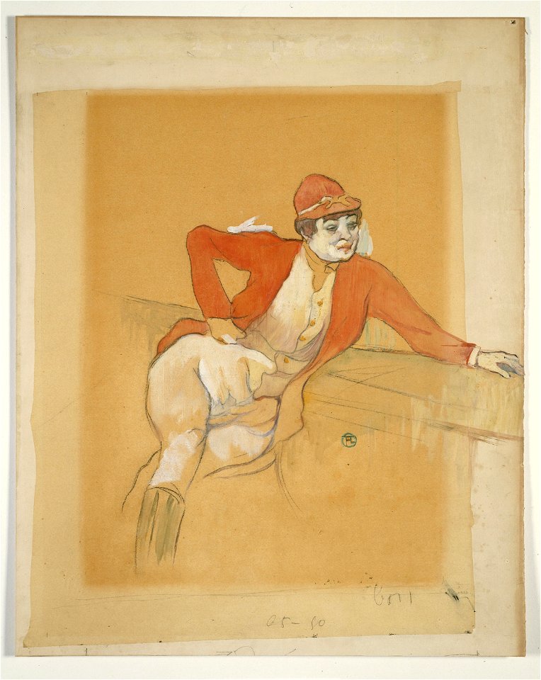 Toulouse-Lautrec - La Macarona in the Costume of a Jockey, 1893
