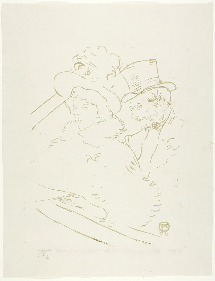 Toulouse-Lautrec - At the Concert, 1946.1065d
