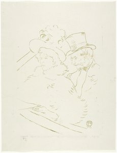 Toulouse-Lautrec - At the Concert, 1946.1065d