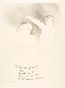 Toulouse-Lautrec - At the Variétés Mademoiselle Lender and Brasseur, 1927.956