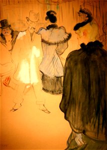 Toulouse-Lautrec - La Goulue et Paul Lescau, 1894