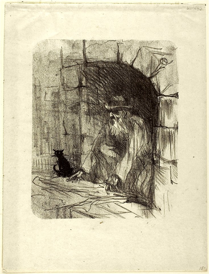 Toulouse-Lautrec - Back Room of a shop in Cracow, from Au Pied du Sinaï, 1931.926