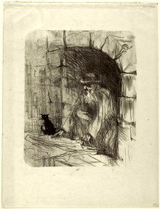 Toulouse-Lautrec - Back Room of a shop in Cracow, from Au Pied du Sinaï, 1931.926