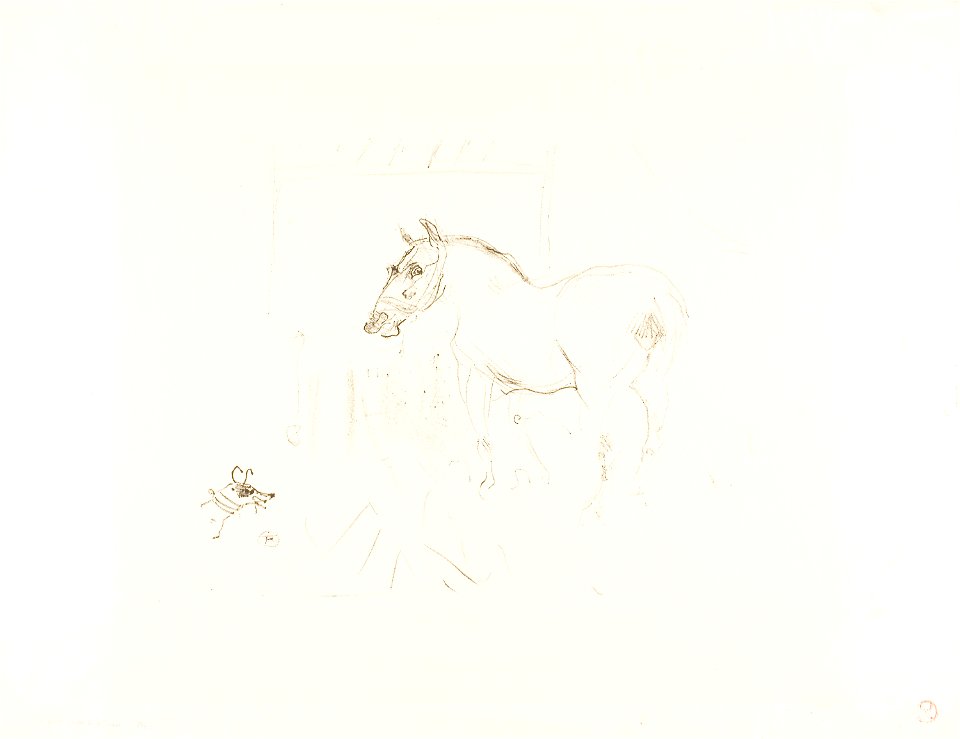 Toulouse-Lautrec - Calmèse’s Little Pony, 1955.1008