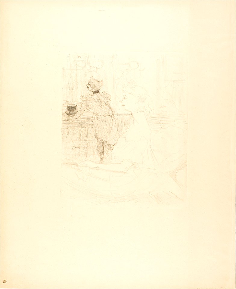Toulouse-Lautrec - Mademoiselle Leconte, 1951.9